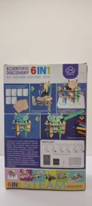 6 in 1 DIY Wooden Electric Toys